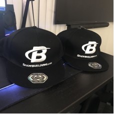 Bodybuilding.com Wicked Wear Black SnapBack Adjustable Hat New with Tags  eb-23393388
